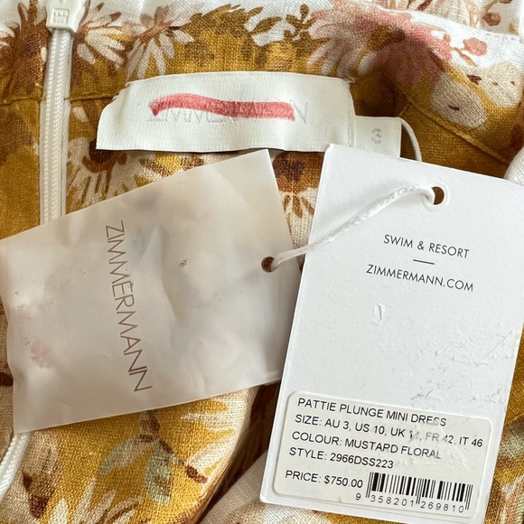 Zimmermann Pattie Linen Minidress - Picture 11 of 14